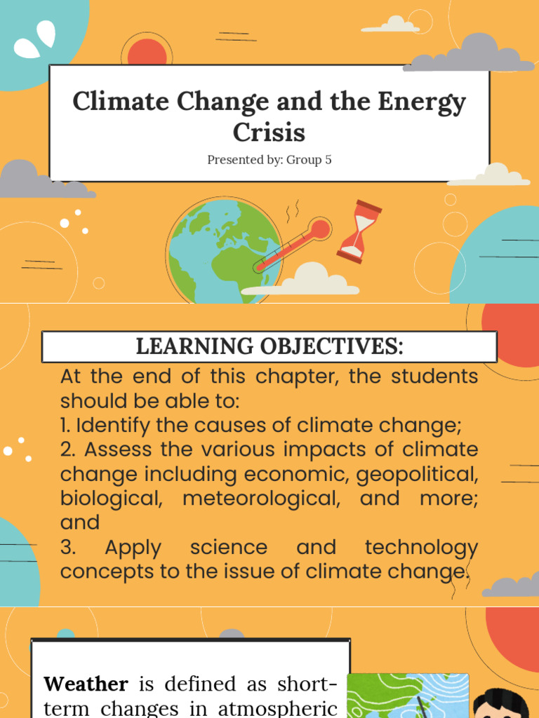 Climate Change's Impact on Energy Crisis | PDF | Climate Change | Climate