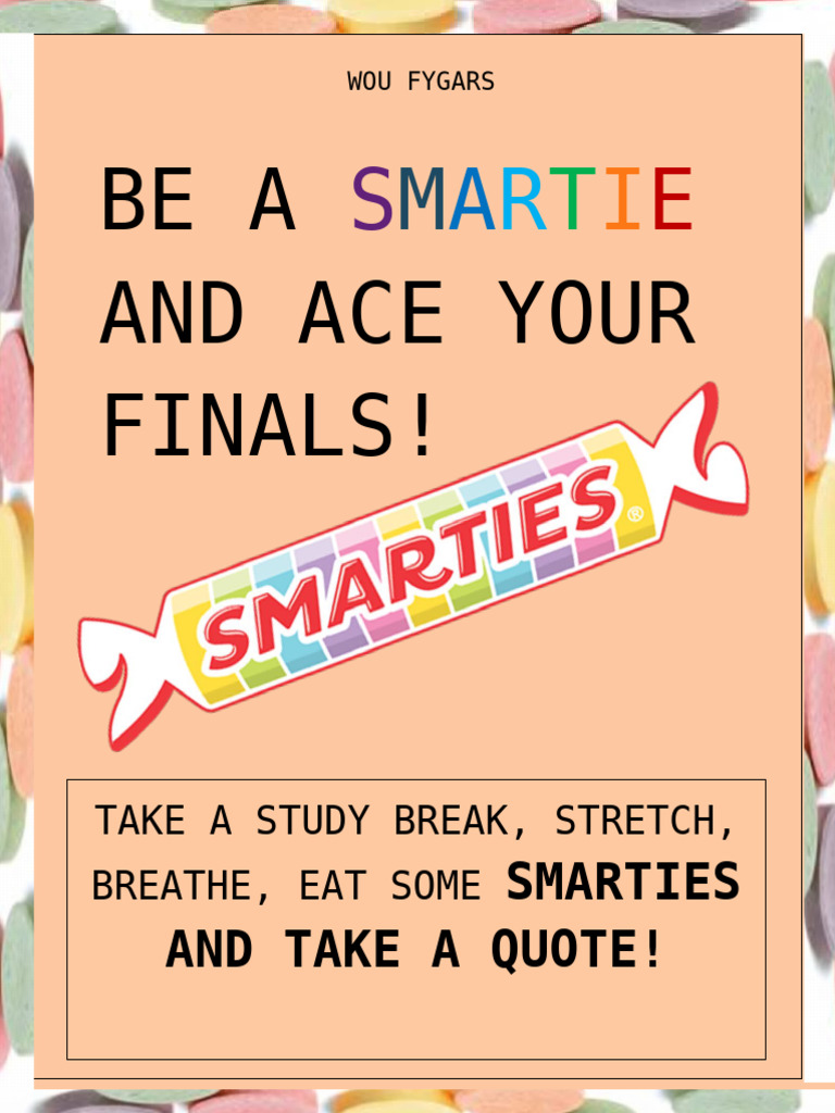 Be A Smartie and Ace Your Finals | PDF