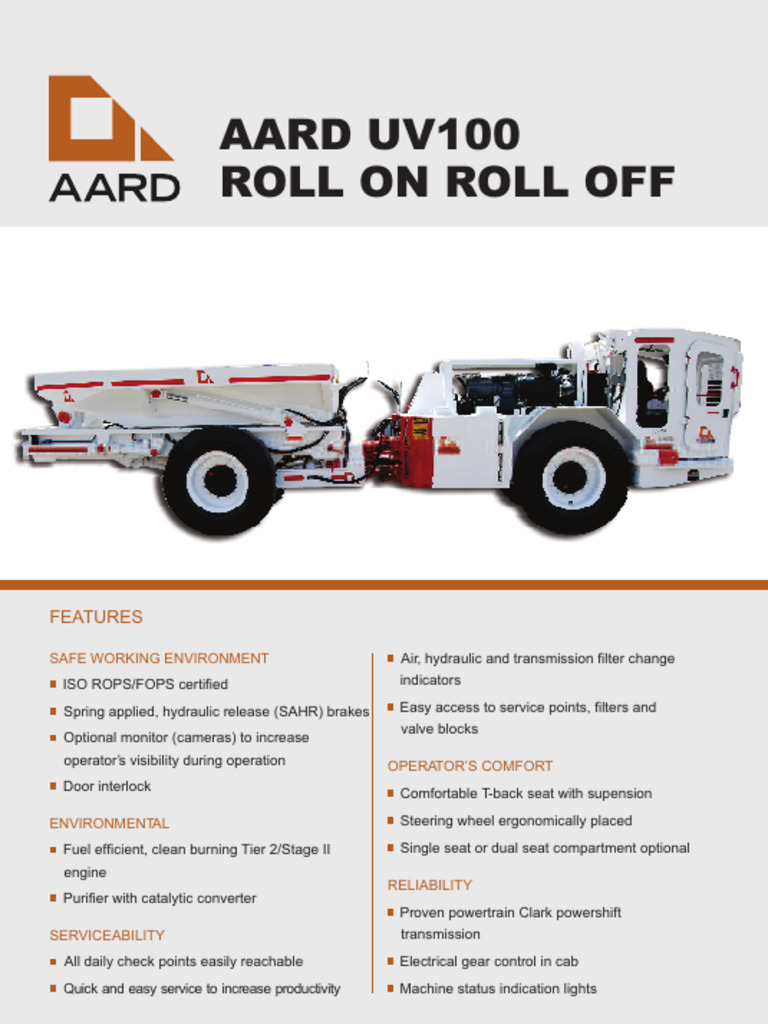 AARD UV100 Specifications & Features | PDF | Automatic Transmission ...