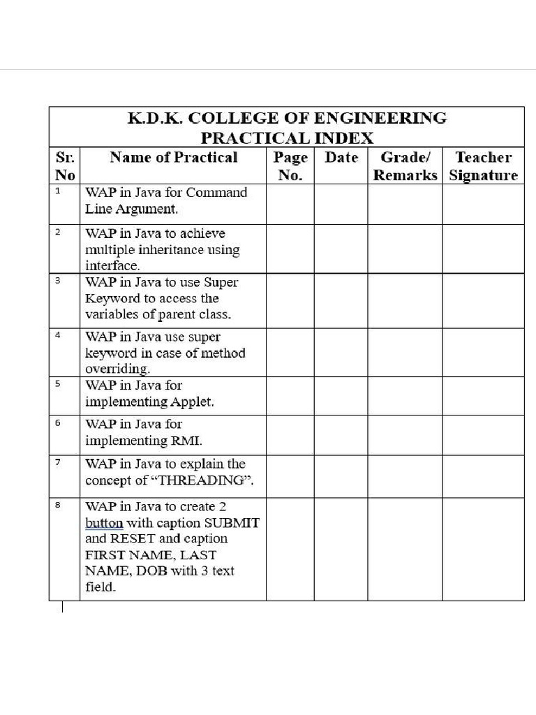 Advance Java Practical List_231105_195622 | PDF