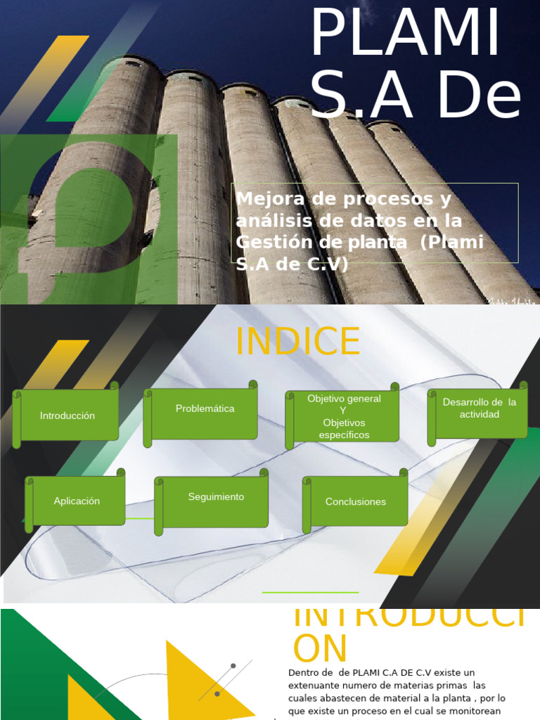 Mejora de Procesos en PLAMI S.A. | PDF