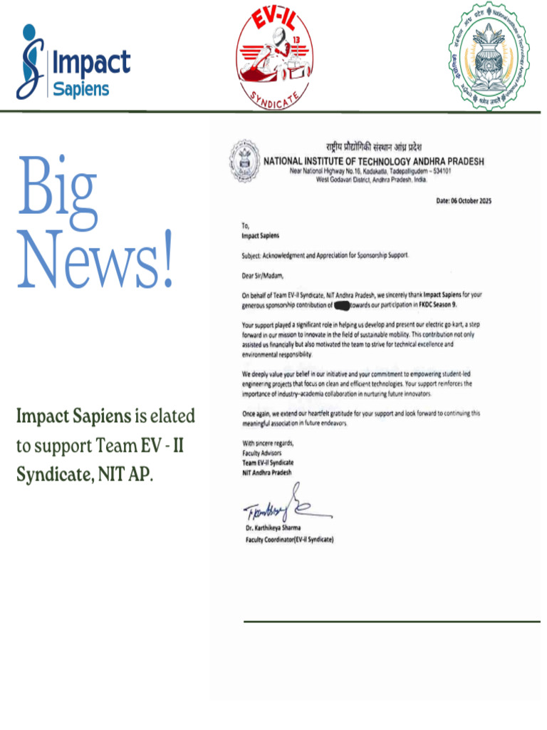 Impact Sapiens - NIT AP | PDF