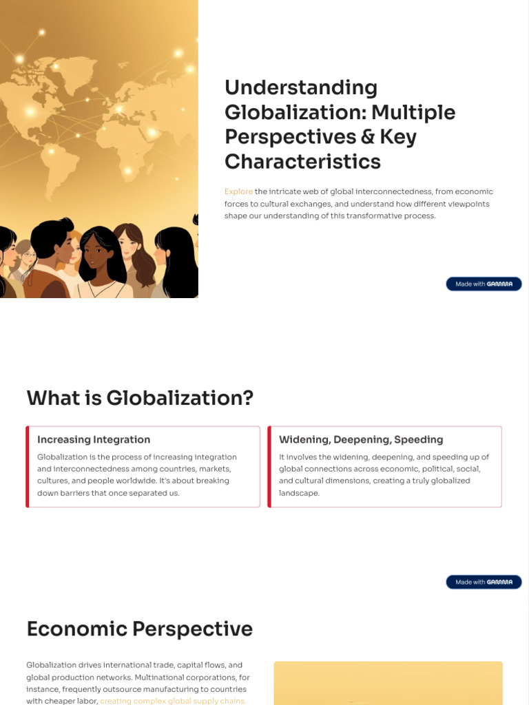 Understanding Globalization's Impact | PDF | Globalization | Economies