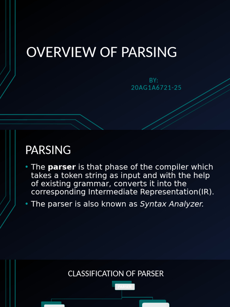 4.6 Overview of Parsing | PDF | Parsing | Metalogic