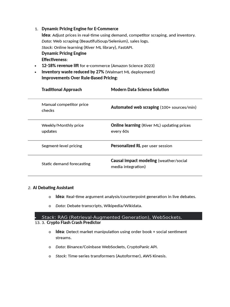 Dynamic Pricing Engine for E | PDF