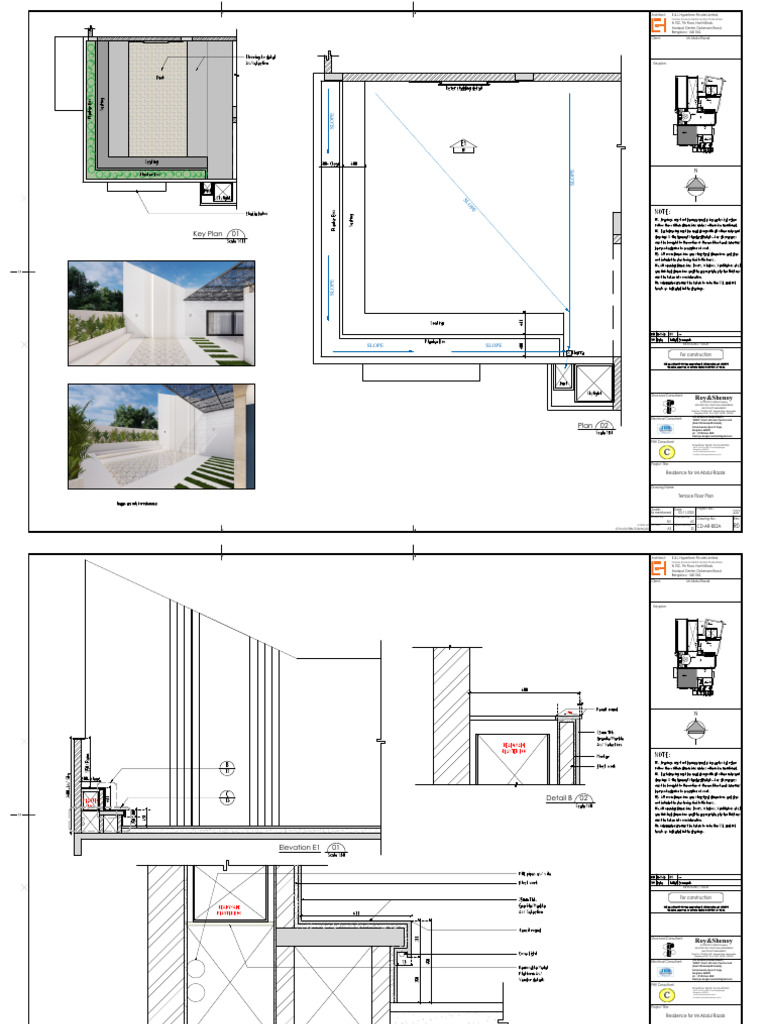 Terrace Floor Plan for Residence Project | PDF
