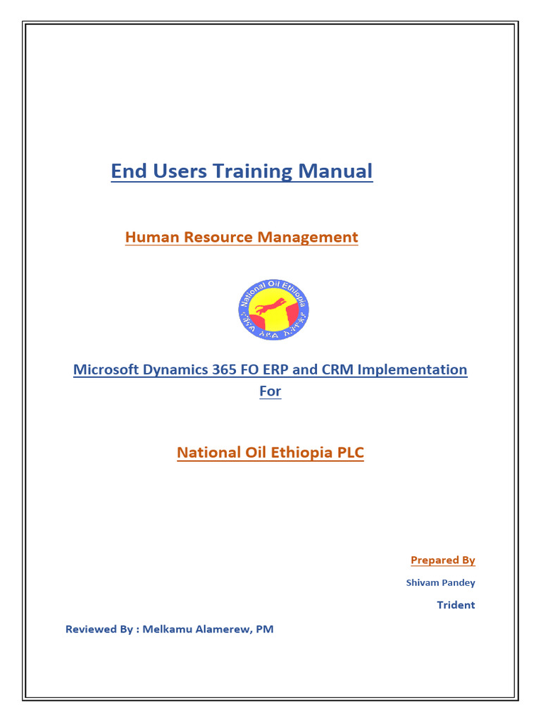 End Users Guide for Dynamics 365 ERP | PDF | Recruitment | Identity ...