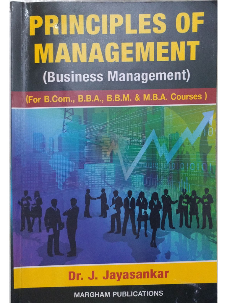 Management Principles and Business Ethics Textbook | PDF