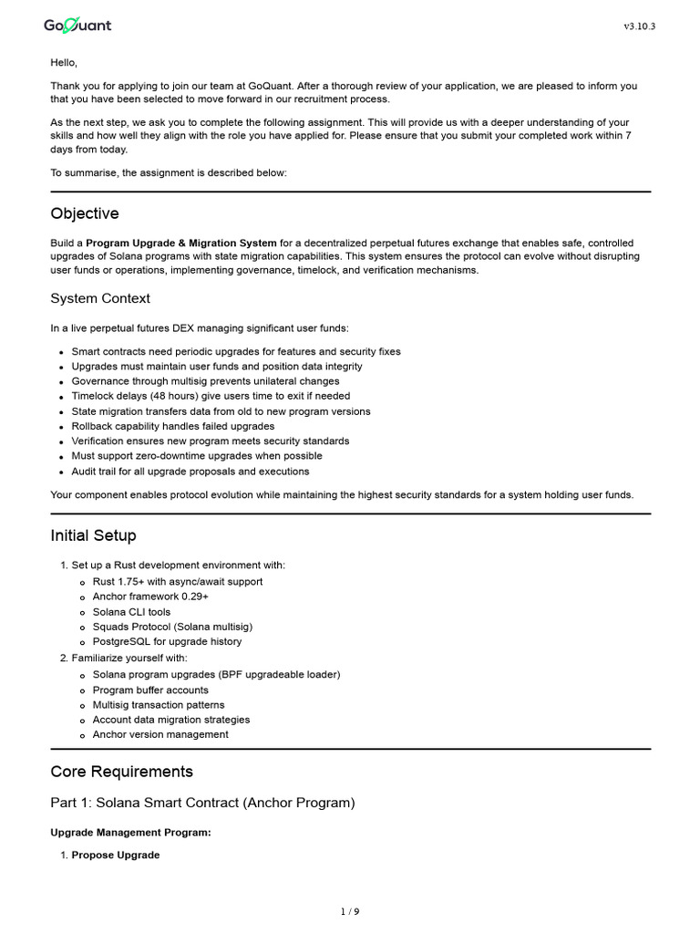 Program Upgrade Assignment | PDF | Documentation | Reliability Engineering