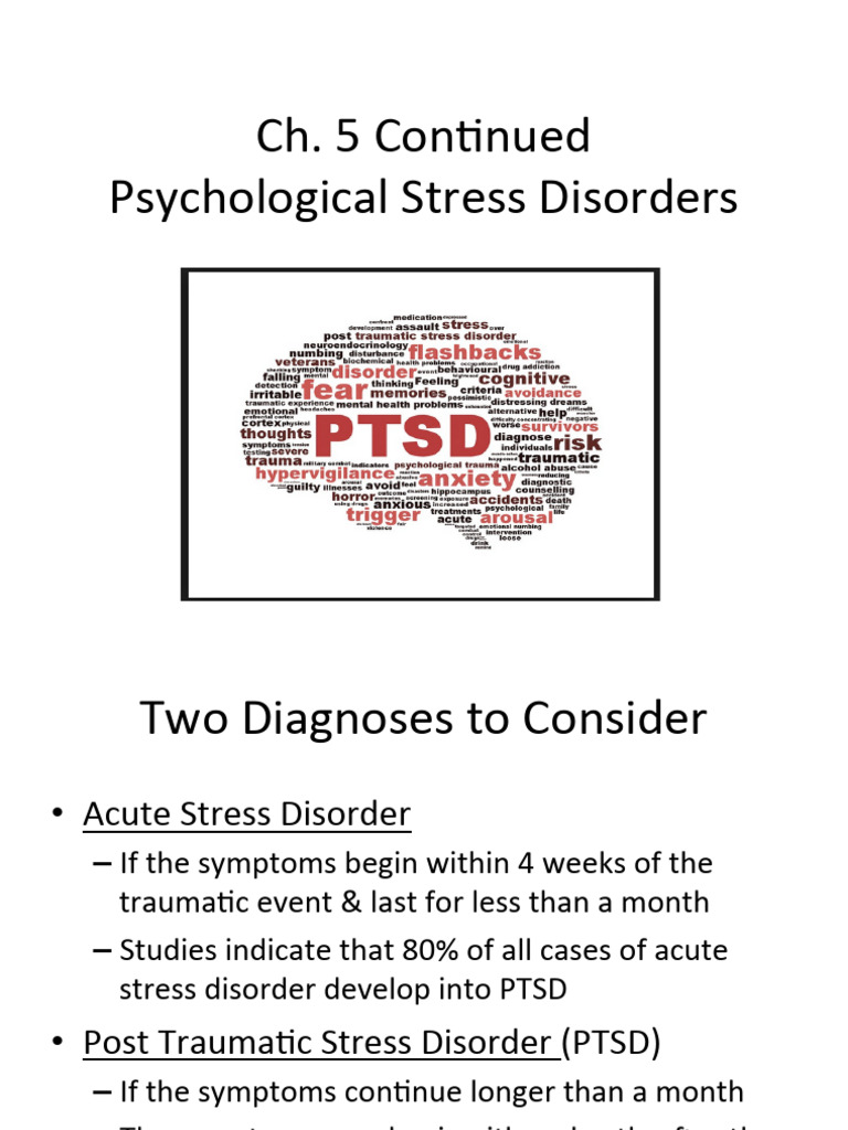 Understanding PTSD and Acute Stress Disorder | PDF | Psychological ...