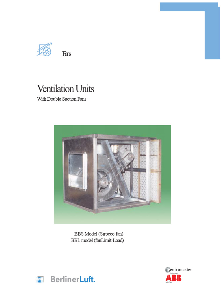 Berlin Air Ventilation Box BBS - BBL | PDF | Duct (Flow) | Mechanical ...