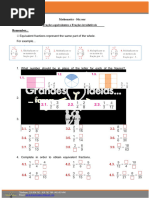 Corbett Maths: Equivalent Fractions Guide | PDF | Mathematical Notation ...
