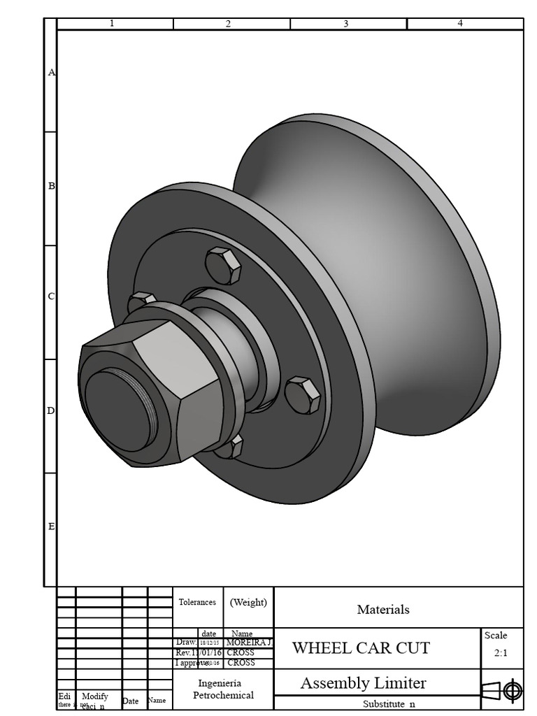 Wheel Car Cut Assembly Details | PDF