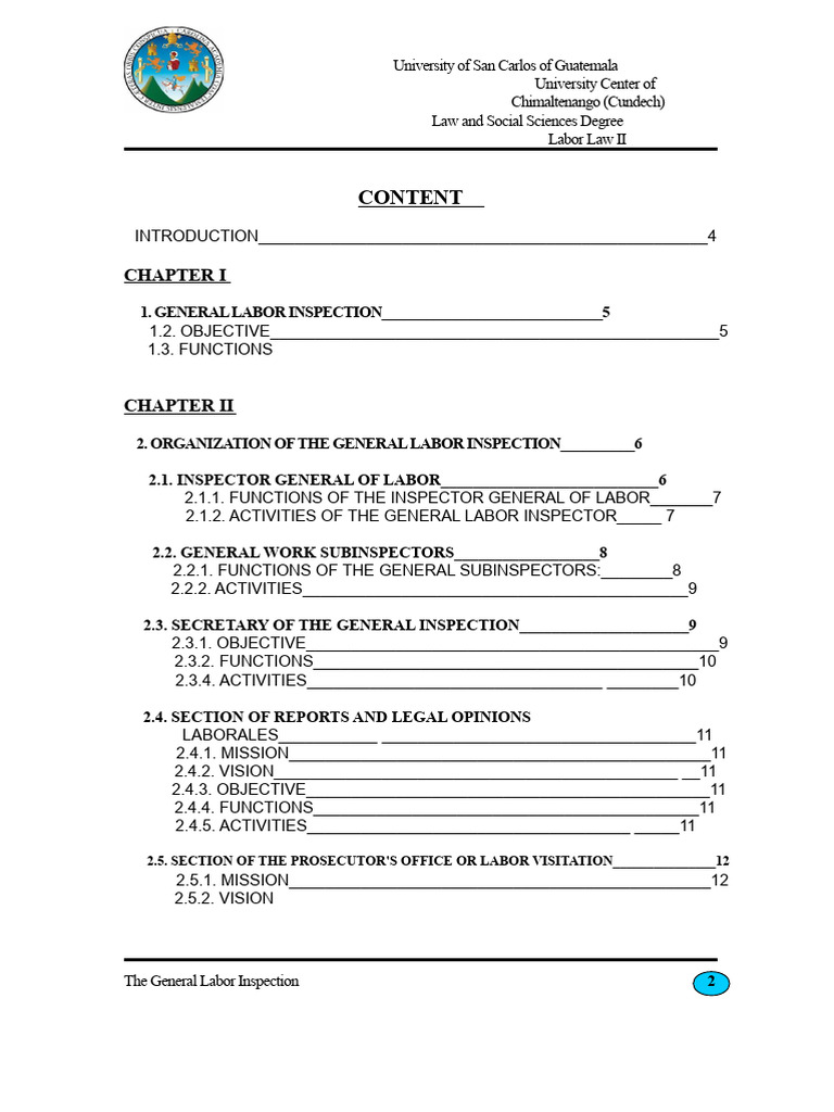 General Labor Inspection Overview | PDF | Labour Law | Salary