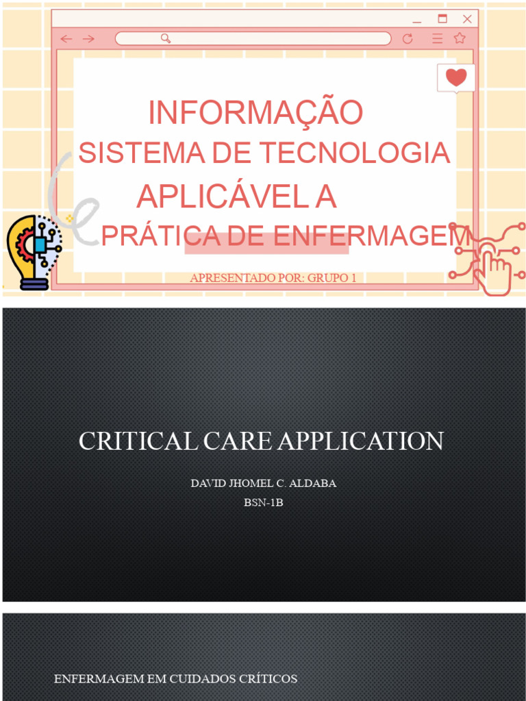 Sistema de Tecnologia em Enfermagem Crítica | PDF | Enfermagem ...