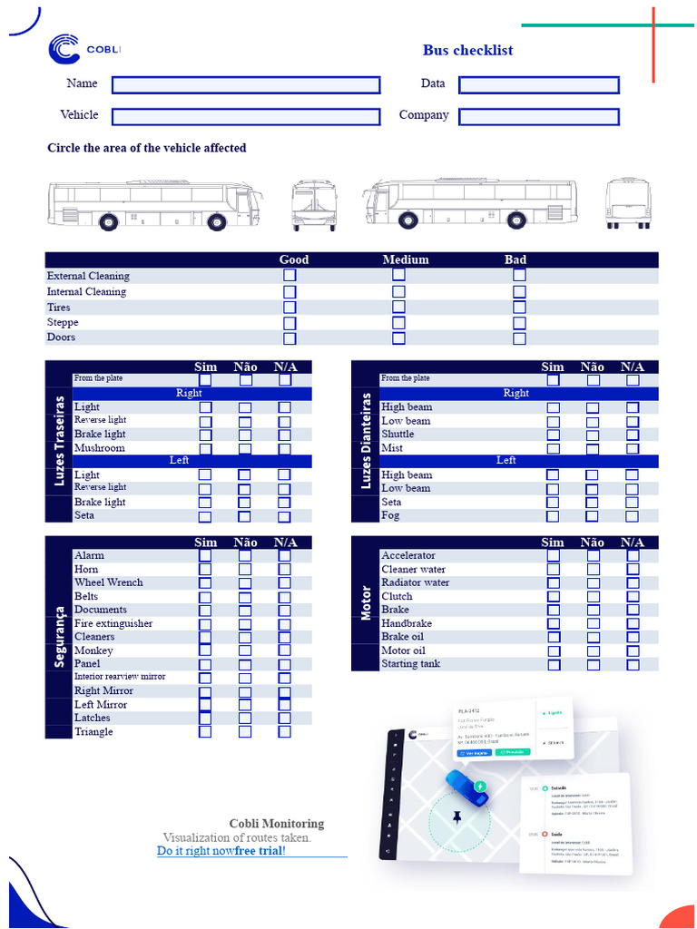 Bus checklist | PDF