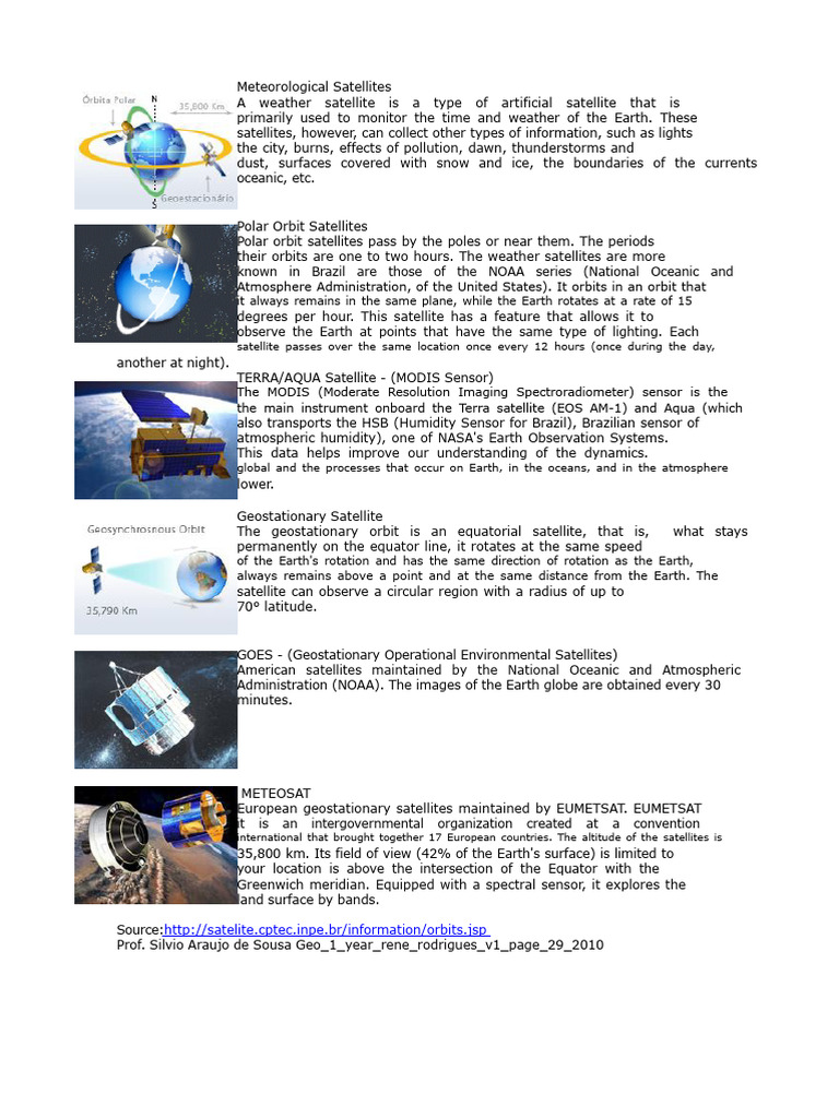 Overview of Meteorological Satellites | PDF | Weather Satellite | Satellite