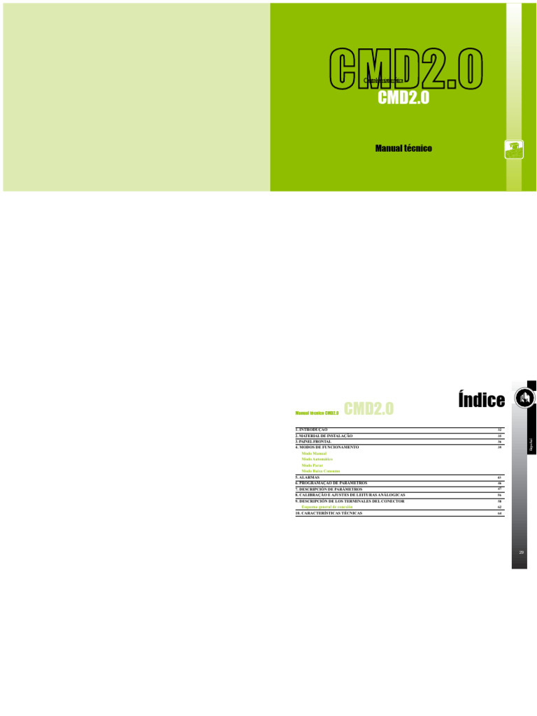 Manual Técnico CMD2.0: Instalação e Funcionamento | PDF | Diodo emissor ...