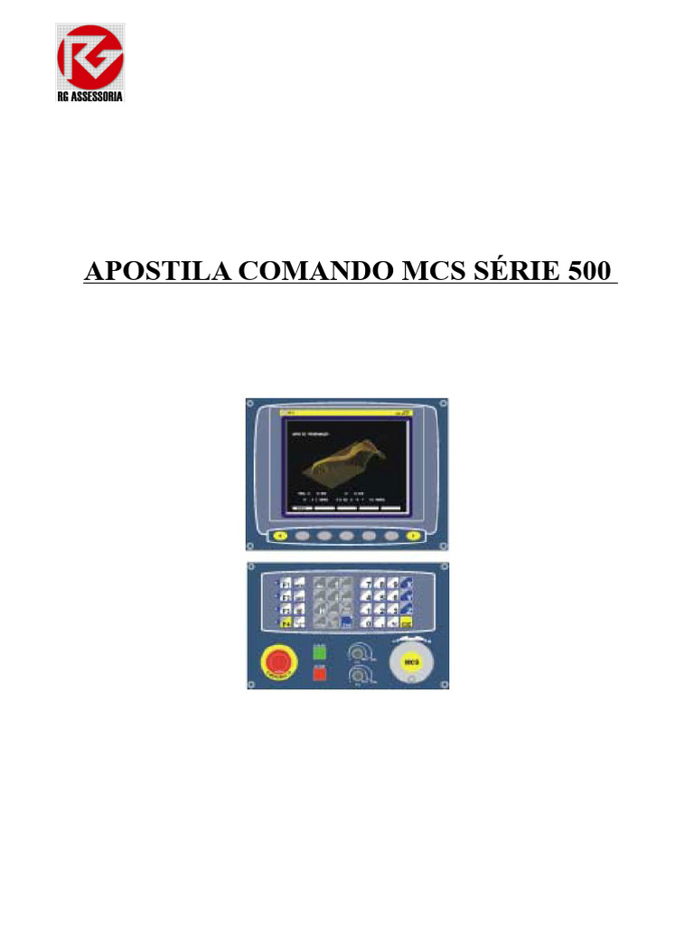 Guía de Uso del Comando MCS 500 | PDF | Perforación | Corte