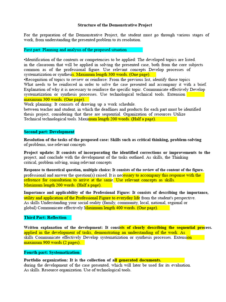 Demonstrative Project Structure Guide | PDF | Cognition | Cognitive Science