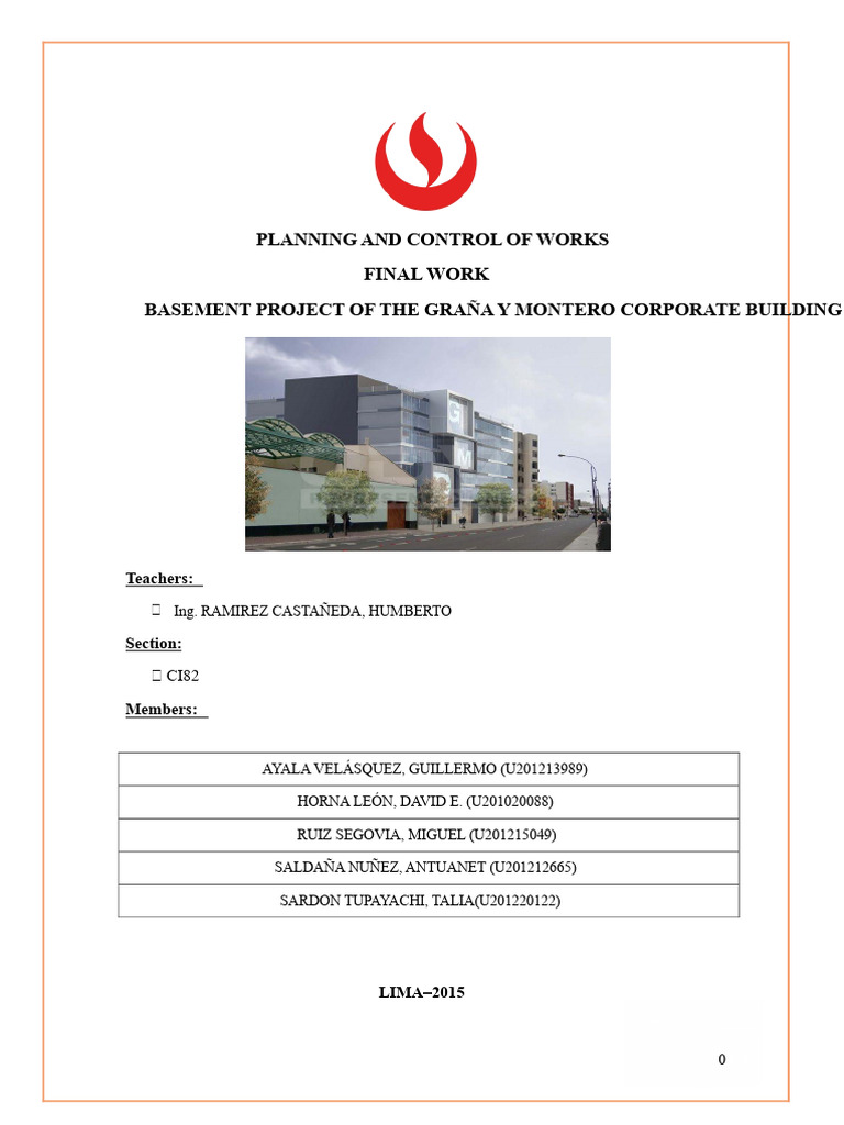 Basement Project Management Plan | PDF | Workweek And Weekend | Wall