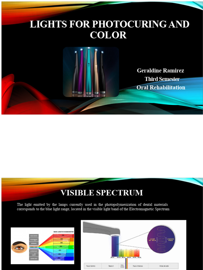 Dental Light Curing Techniques Explained | PDF | Light | Color