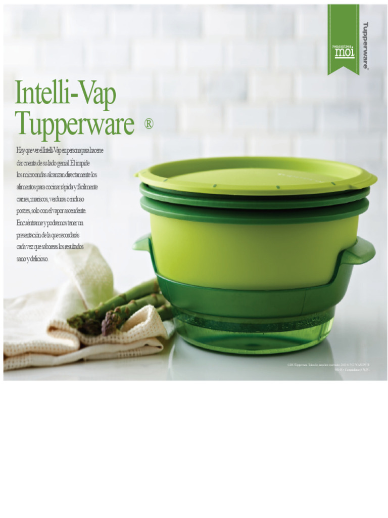 Cocina Saludable con Tupperware Intelli-Vap | PDF | Cocinando | Salsa