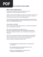 Manga Script Template Guide | PDF