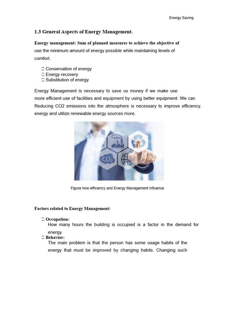 Energy Management Strategies for Savings | PDF | Energy Conservation ...