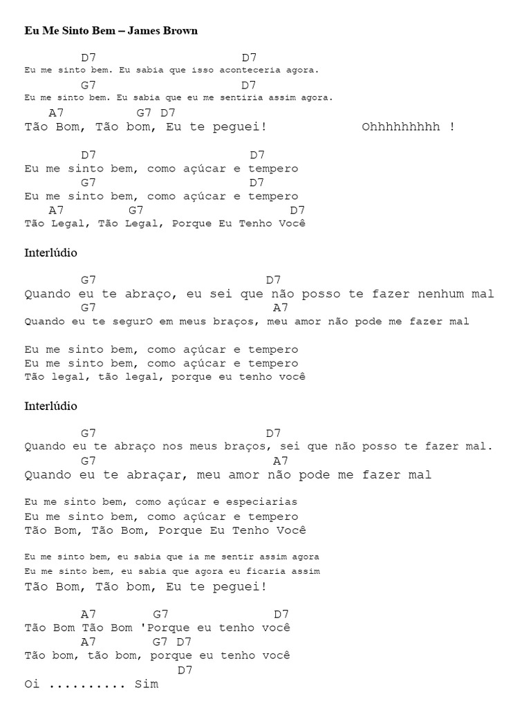 Letra da Música 