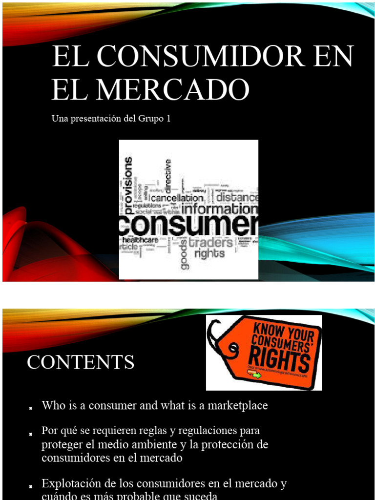 Protección del Consumidor en el Mercado | PDF | Los consumidores ...