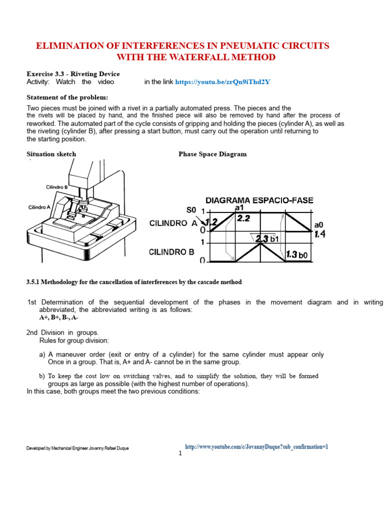 Pneumatic Circuit Interference Elimination | PDF | Valve | Machines
