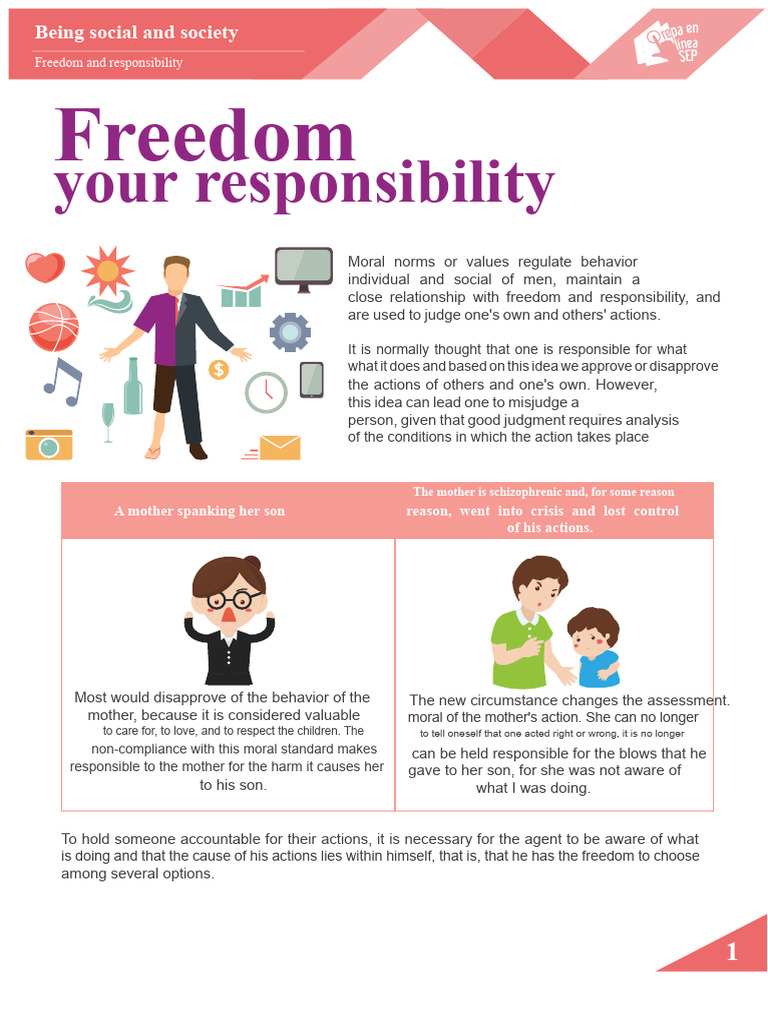 M8 S1 Freedom and Responsibility PDF | PDF | Autonomy | Morality