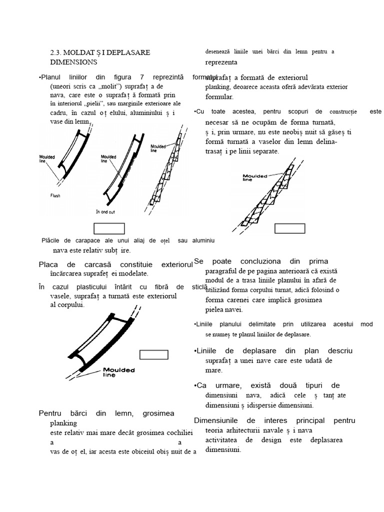 Dimensiuni Turnate Și de Deplasare | PDF