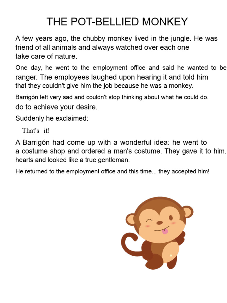 The Barrigon Monkey | PDF