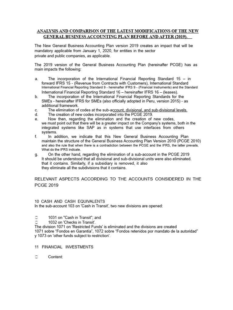 Analysis and Comparison of The Latest Modifications of The New General ...