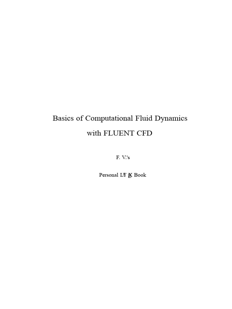 Fundamentals of CFD | PDF | Computational Fluid Dynamics | Fluid Dynamics