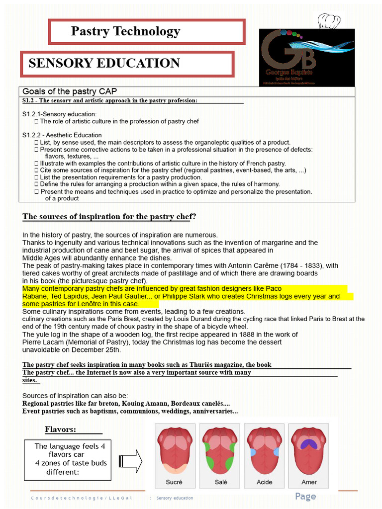 sensory analysis | PDF | Odor | Cakes