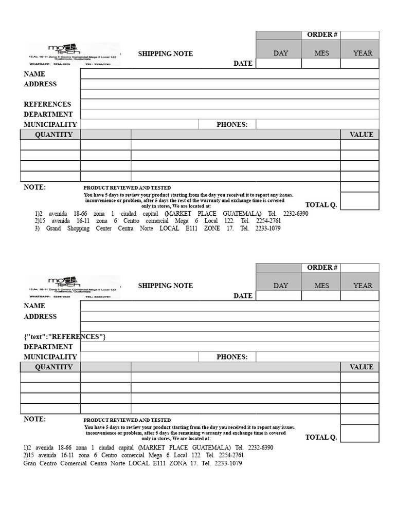 Product Review and Warranty Information | PDF