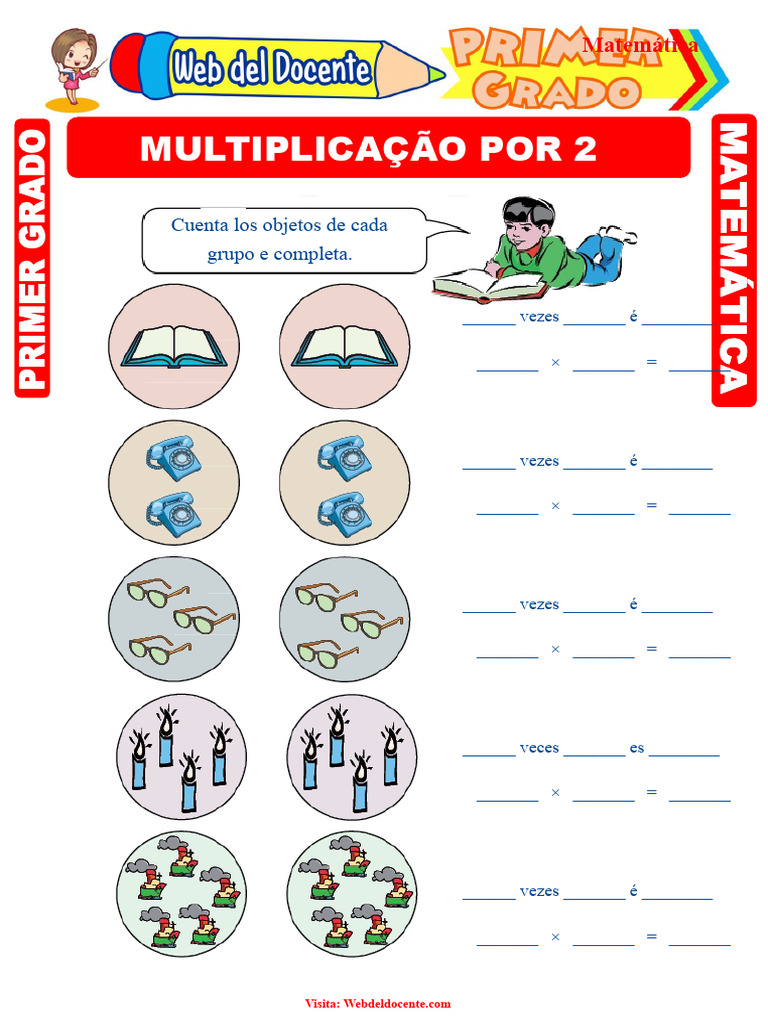 Multiplicação por 2: Exercícios Práticos | PDF | Matemática
