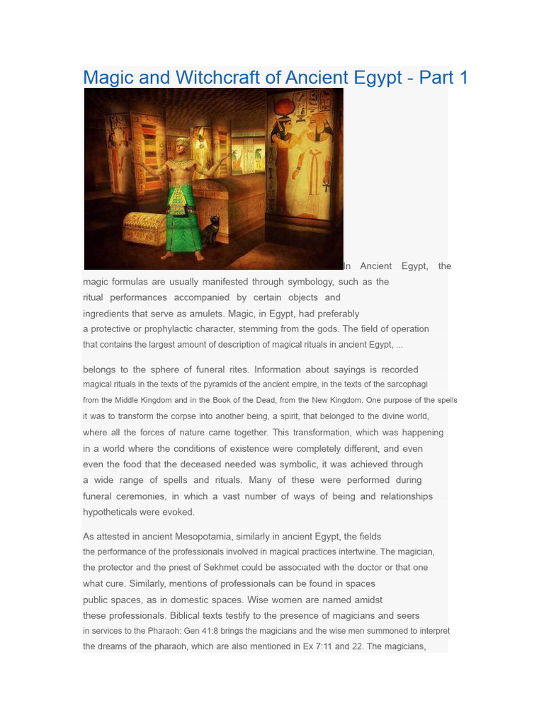 Magic of Ancient Egypt | PDF | Osiris | Isis