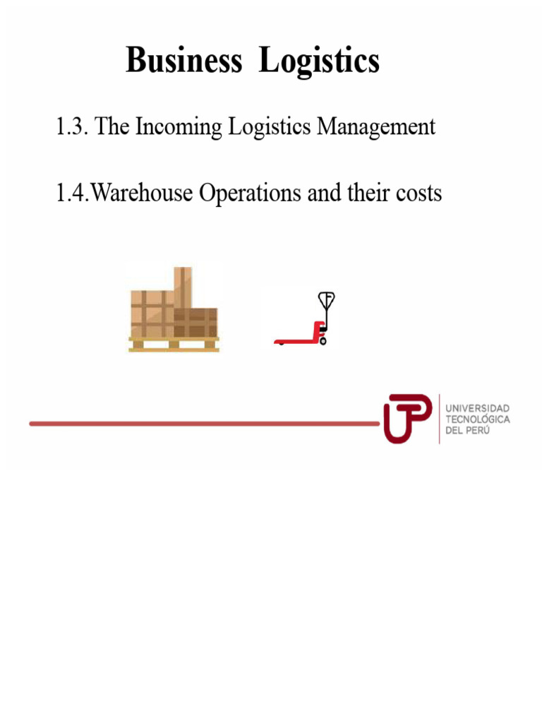 Inbound Logistics and Warehouse Management | PDF | Inventory | Logistics