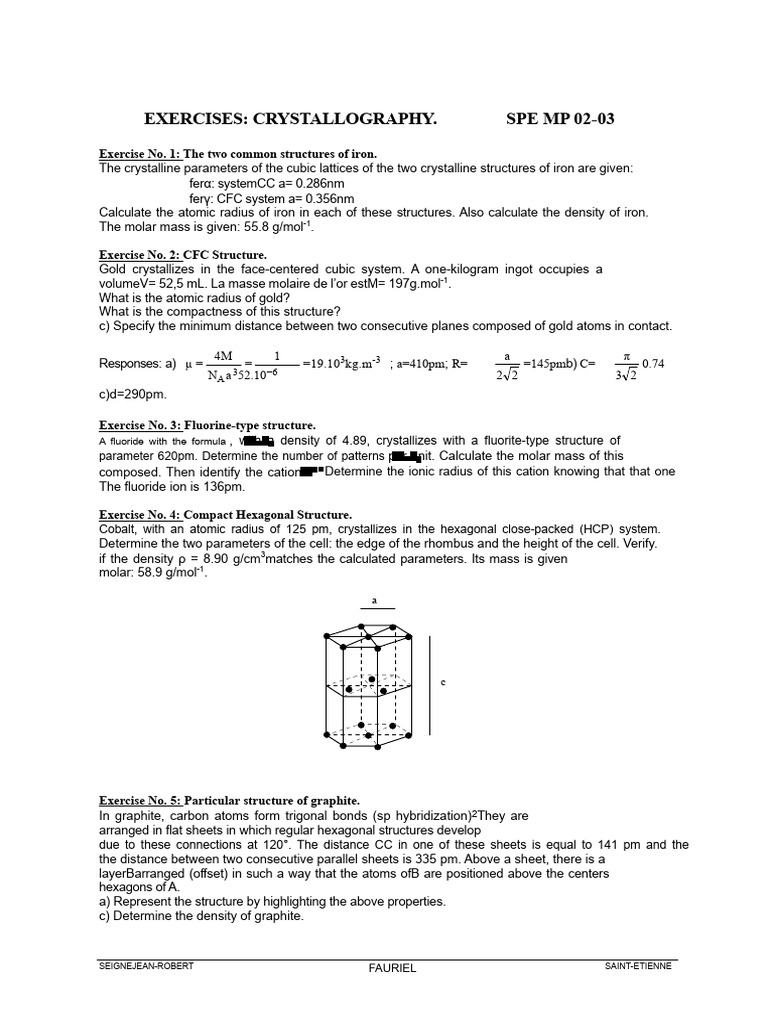 Crystallography | PDF | Crystal Structure | Ion
