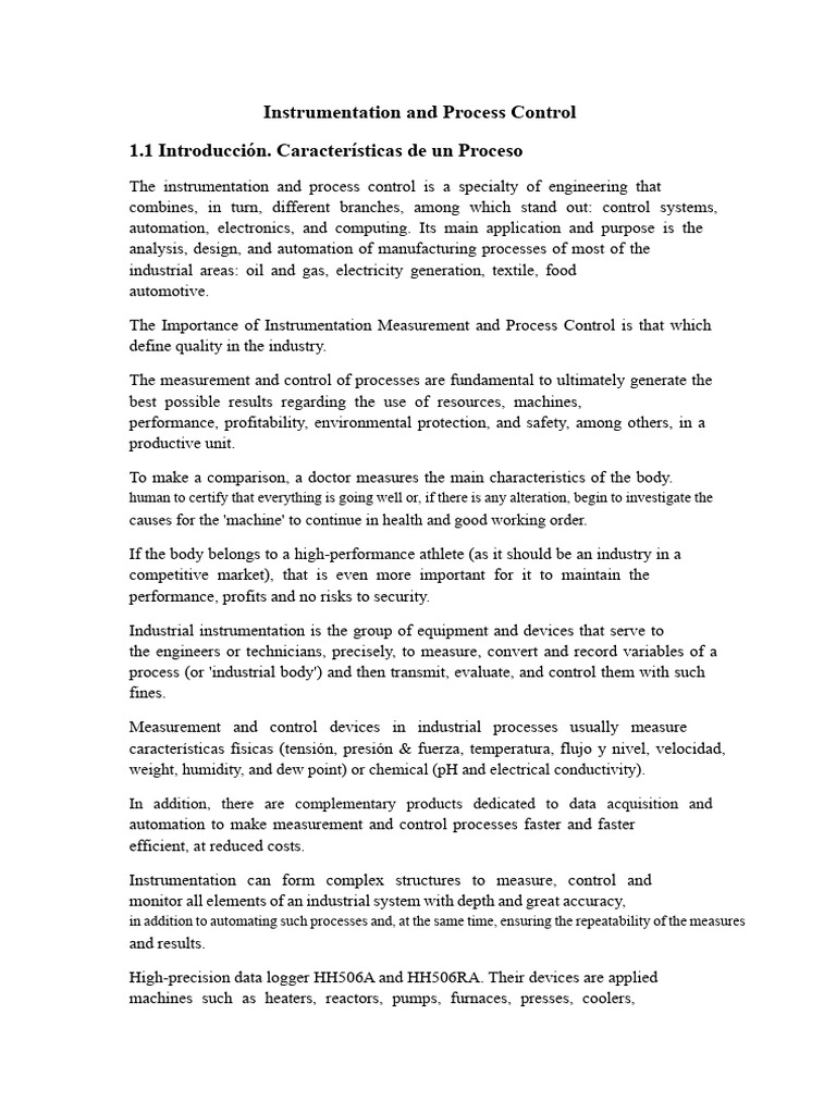 Instrumentation and Process Control.pdf | PDF | Relay | Switch