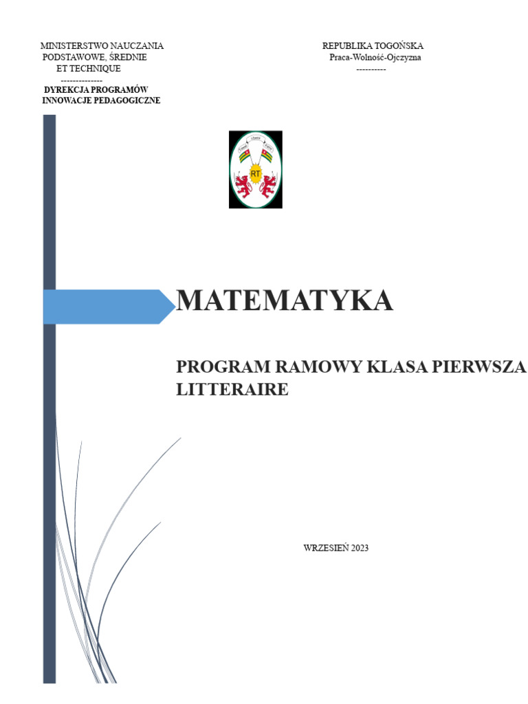 Program Math A4 | PDF
