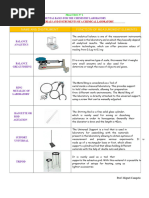 Titration Equipment Checklist | PDF | Titration | Chemistry