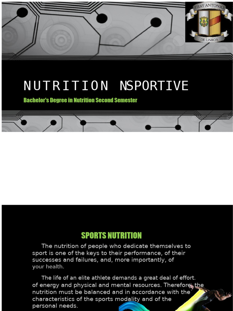 Sports Nutrition for Optimal Performance | PDF