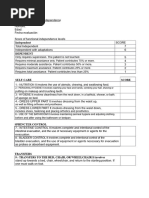 WEEFIM: Child Functional Independence Assessment | PDF | Urinary ...