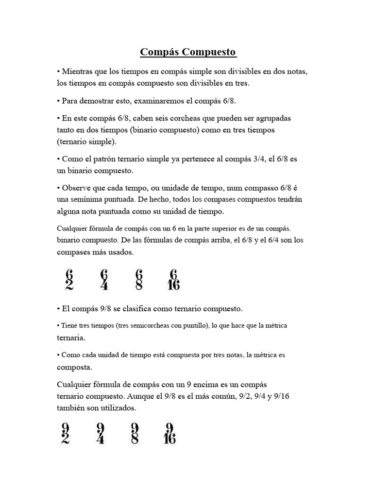 Compás Compuesto | PDF
