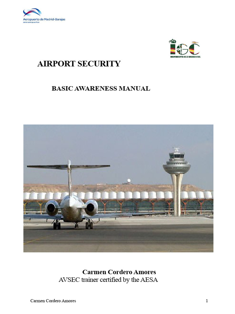 Airport Security Awareness Manual | PDF | Airport Security | Airport